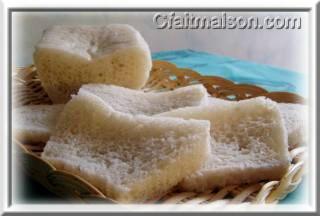 Pain de riz sans gluten cuit  la vapeur dans le Vapok ou Vitaliseur