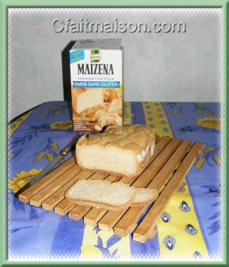 Pain avec prparation pour pains sans gluten de Mazena.